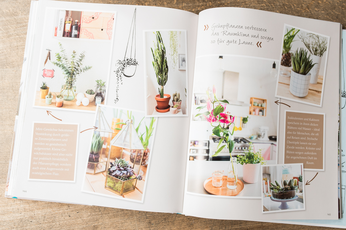 Deko und Einrichtungs Ideen für kleine Wohnungen im Buch mein kleines Zuhause von Marion Hellweg