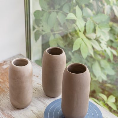Töpferanleitung - hohe Vase töpfern