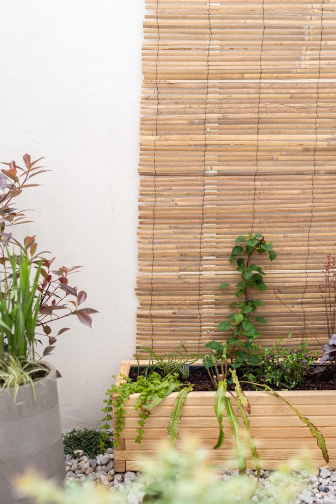 Terrassen makeover in der Großstadt: aus einem verwahrlosten Innenhof wird ein mini Schatten Garten